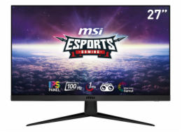 MSI Gaming G2712V/ 27"/ 1920x1080/ IPS/1ms/ 300cd/m2/ 1000:1/ HDMI/ DP/ černý