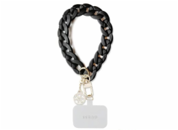 Guess Wrist Chain 4G Charm Strap Acrylic Black Extrémně stylové a funkční, poutko, které je skvělým doplňkem pro váš telefon.