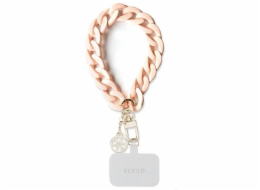 Guess Wrist Chain 4G Charm Strap Acrylic Pink Extrémně stylové a funkční, poutko, které je skvělým doplňkem pro váš telefon.