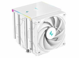 DEEPCOOL chladič AK620 Digital / 2x120mm fan / 6x heatpipes / pro Intel i AMD/ bílý / digitální display