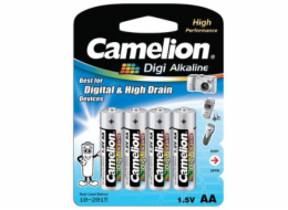 CAMELION Baterie alkalické DIGI AA 4ks LR06