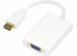 DELTACO Adaptér HDMI samec/VGA samice