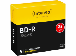 INTENSO Blu-ray BD-R Slim Case 25GB 5ks