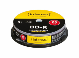 INTENSO Blu-ray BD-R Cake Case 25GB 5ks