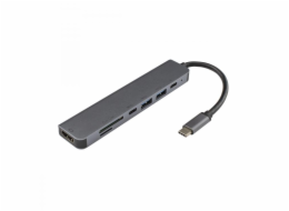 SBOX TC-71, Dokovací stanice USB Type C 7v1 bulk