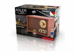 ADLER AD1171, FM Rádio v RETRO stylu s Bluetooth