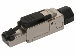 Konektor MPTL 90° RJ45 CAT6A STP samořezný SXRJ45-6A-STP-BK-SA-U