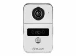 Tellur Smart WiFi Video DoorBell 1080P, Unlock function, Indoor chime, grey