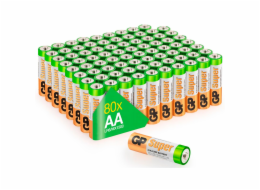 1x80 GP Super Alkaline AA Mignon Batteries Blister 03015AS80