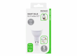 DELTACO SH-LGU10W, SMART Led žárovka, GU10