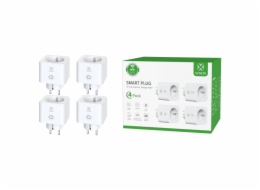 WOOX R6113-4PACK, Smart Plug 16A WiFi, Schuko, 4ks