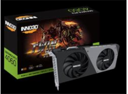 INNO3D GEFORCE RTX 4060 TWIN X2 (2460MHz/ 17Gbps) / 8GB GDDR6 / 128-bit/ DP+DP+DP+HDMI / VA51N / AD1074730 