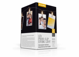 COLORWAY LED fotokolíčky / 20 LED / délka 3 m / teplá bílá/ napájení 3x AA