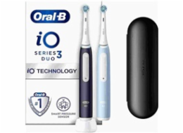 Sada elektrických zubních kartáčků Braun Oral-B iO 3 DUO BLACK & BLUE