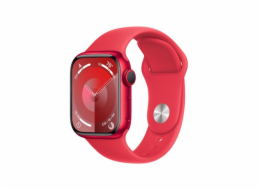 APPLE Watch Series 9 GPS 41mm RED Aluminium Case with RED Sport Band - M/L