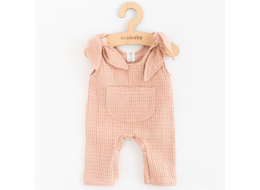 Kojenecké mušelínové lacláčky New Baby Comfort clothes růžová Vel.80 (9-12m)