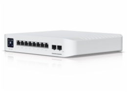 Ubiquiti UniFi Switch Pro 8 PoE - 8x GbE, 2x SFP+, 6x PoE+, 2x PoE++ (PoE budget 120W)