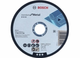 BOSCH rovný řezací kotouč Standard for Metal, A 60 T BF, 125 mm, 22,23 mm, 1 mm