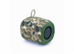 GEMBIRD Repro SPK-BT-LED-03-CM, Bluetooth, 5W, RGB LED podsvícení, Camo