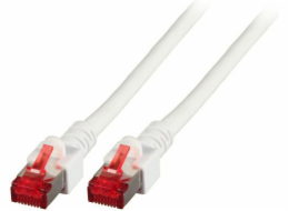 EFB Patchcord, 3m, S/FTP, Cat6, PIMF, bílý (K5518.3)