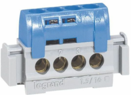 Legrand N-4 IP2x svorkovnice 1,5-16 mm2 modrá 004840