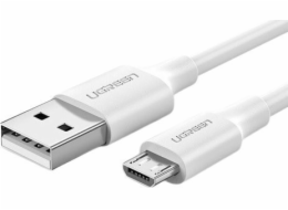 Ugreen micro USB QC 3.0 2.4A 1m USB kabel (bílý)