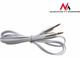 Maclean Jack 3,5 mm - Jack 3,5 mm kabel 1 m bílý (MCTV-694 W)