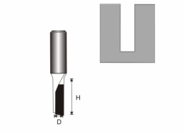 Dedra drážkovací fréza s 1 břitovou destičkou T6 11mm (DED07F011B)