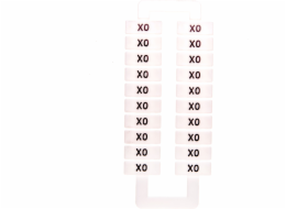 EM GROUP Označovač pro EURO konektory 2,5-70mm2 /X0/ 20 ks. (43192)