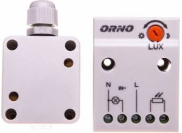 Orno Twilight senzor s externí sondou v krabici 2300W 2-100lx IP65/IP20 bílá (OR-CR-232)