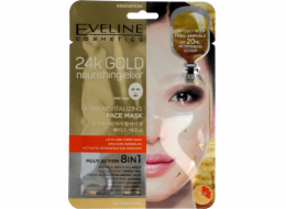 Eveline 24k Gold Ultra-revitalizační plátěná maska 8v1 1 ks.