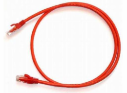 NetRack patchcord RJ45 lisovaný kryt kat. 6 UTP 0,5m červený (BZPAT0P56R)