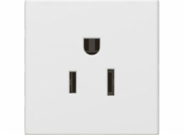 Legrand MOSAIC Single socket w/u 15A US standard white (077504)