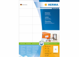 Herma Premium etikety A4, bílé, matný papír, 2100 ks (4668)