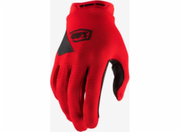 100% rukavice 100% RIDECAMP Youth Glove červená vel. L (délka ruky 159-171 mm) (NOVINKA)