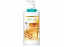 Eveline Eveline Salon De La France Zpevňující a hydratační tělový balzám 3v1 Argan Oil & Macadamia 350ml