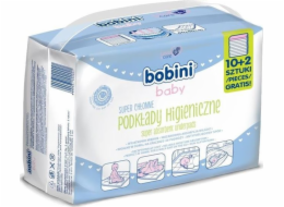 Bobini BOBINI BABY-HIG PŘEKLÁDACÍ VLOŽKY. JEDNORÁZOVÉ 10+2 - BO-000001