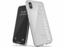 Průhledné pouzdro Superdry SuperDry Snap pro iPhone X/Xs bílá/bílá 41576