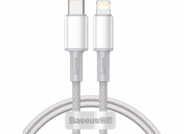 Baseus BASEUS DATA PD20W TYPE-C TO LIGHTNING CABLE 100CM BÍLÝ USB kabel (6953156231924) - 6953156231924