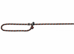 Vodítko Trixie Mountain Rope Choke Leash - černo-oranžové 0,8 cm SM