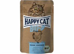 Happy Cat Bio Bio, vlhké krmivo pro dospělé kočky, kuřecí maso, 85g, sáček