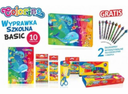 Colorino školní výbavička Colorino pastelky fixy školní potřeby 10 prvků