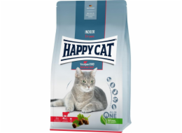 Happy Cat Indoor Bavarian Beef, suché krmivo, pro dospělé kočky žijící v domácnosti, bavorské hovězí maso, 4 kg, sáček