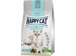 Happy Cat Sensitive Light, suché krmivo, pro dospělé kočky, nízkotučné, 4 kg, sáček