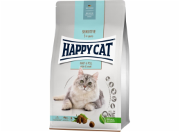 Happy Cat Sensitive Skin & Coat, suché krmivo, pro dospělé kočky, pro zdravou kůži a srst, 4 kg, sáček