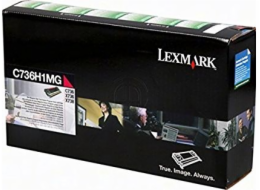 Toner Lexmark purpurový | návrat | 10000 stran | C736/X736/X738