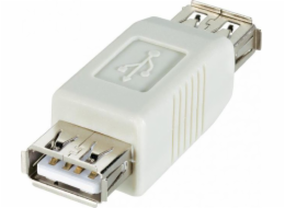 Manhattan USB A - USB A adaptér (zásuvka-zásuvka) Bílá (327060)