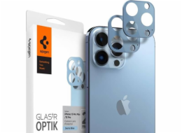 Tvrzené sklo Spigen pro objektiv fotoaparátu Spigen Optik Apple iPhone 13 Pro/13 Pro Max Sierra Blue [2 PACK]