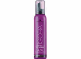 Schwarzkopf Schwarzkopf Professional Igora Expert Mousse barvicí pěna na vlasy 4-68 středně čokoládově hnědá 100 ml