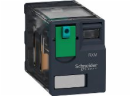 Schneider Electric Zelio RXM miniaturní zásuvné relé 4 přepínací kontakty 12 V DC (RXM4AB1JD)